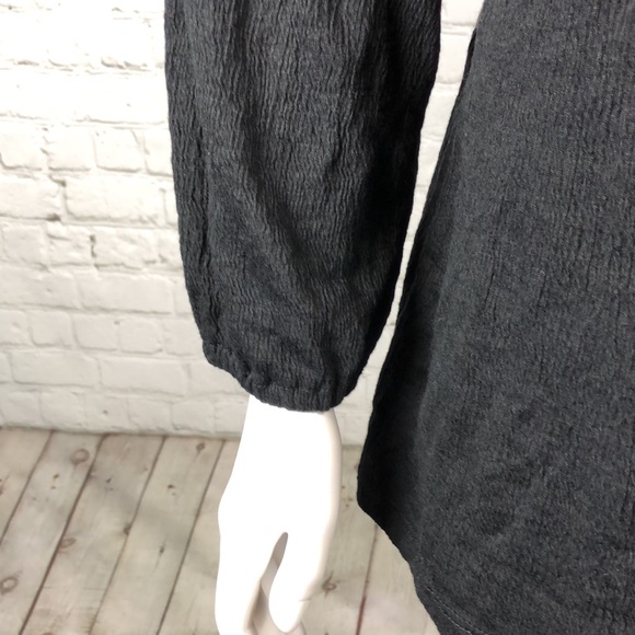 Style & Co Deep Black Crochet Trim Top Plus Sz 3X - Picture 6 of 6